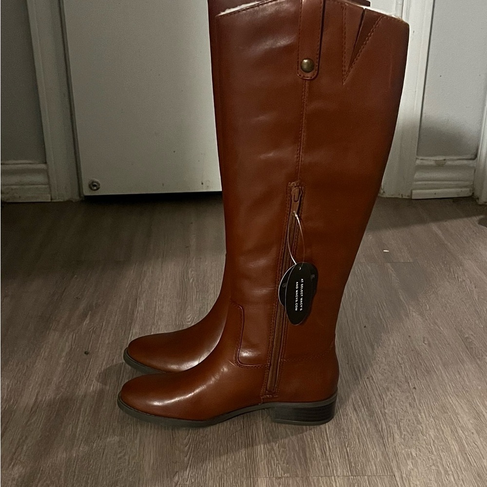 INC International Concepts Brown Over the Knee Boots